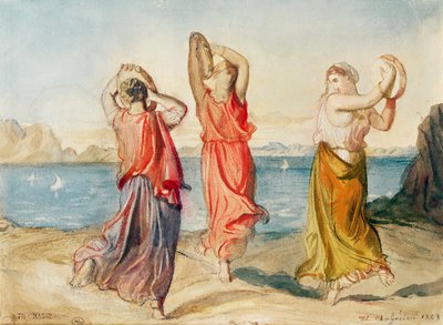 Trois danseuses au tambourin, 1843 - Théodore Chassériau